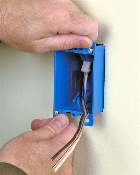 can i attache electrical box through through box|installing wall mounted electrical boxes.